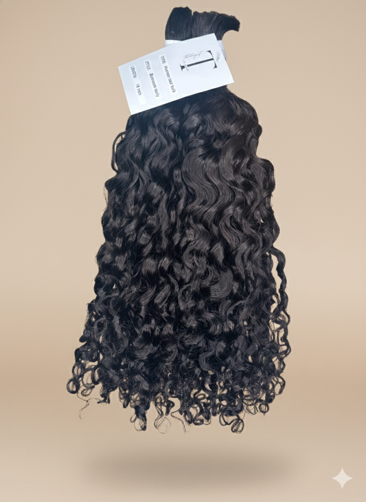 Burmese Curl bulk hair