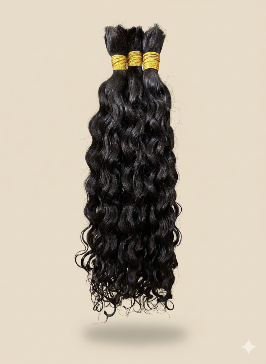 Natural Curl bulk hair