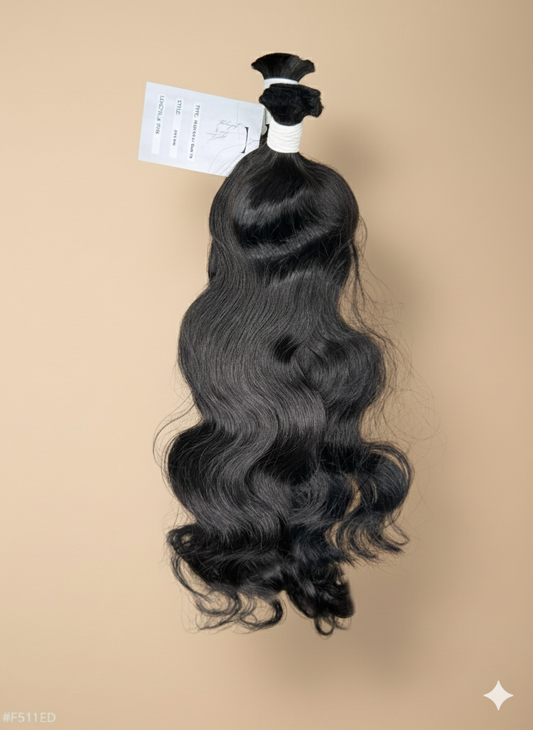 Body wave bulk hair